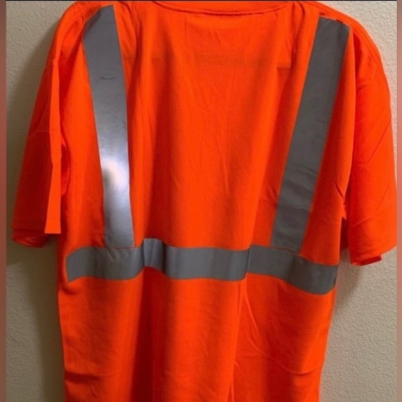 Cordova Safety Products-Men’s Size XL Orange Shirt Reflective Tape-Construction - Picture 3 of 5